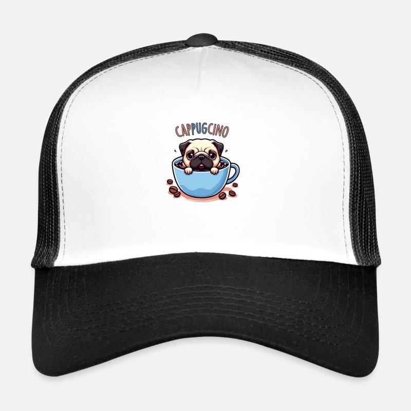PUG CAPPUCCINO Trucker Cap