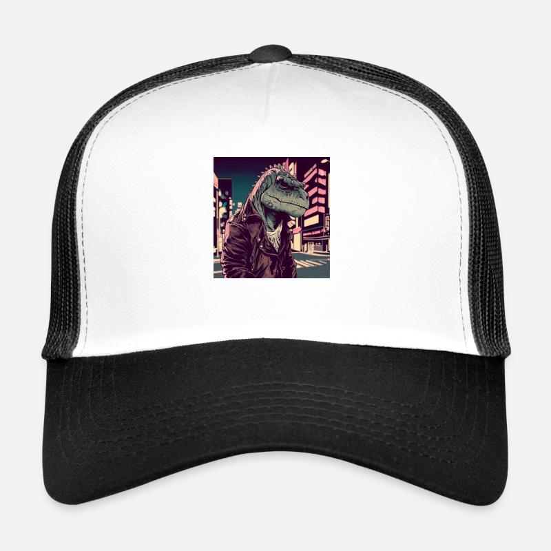 Dinosaur Japanese Japan Trucker Cap