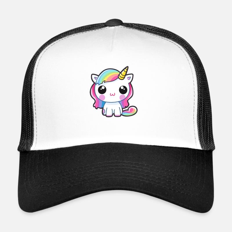 Bébé Licorne avec crinière arc-en-ciel Casquette trucker 