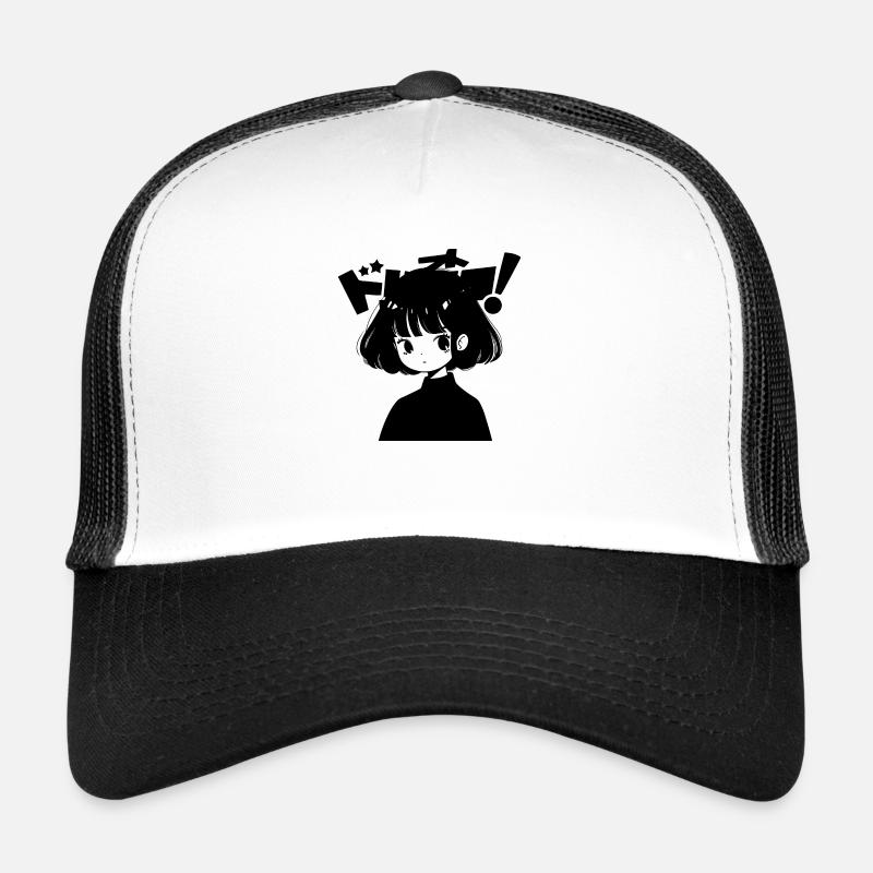 Mädchen japanisch Stil Comic Trucker Cap