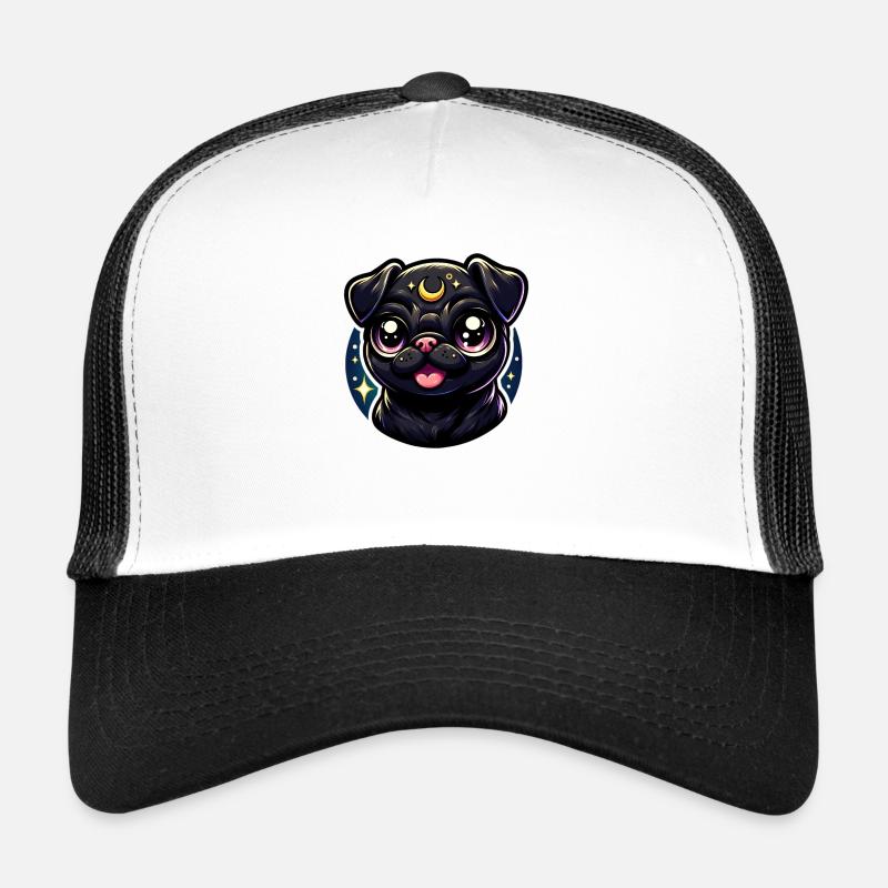 Mystic Pug Galaxy Trucker Cap