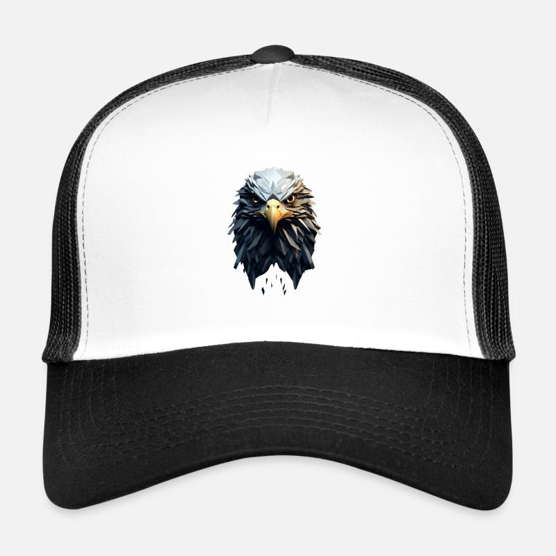 Geometric Eagle Animation Trucker Cap
