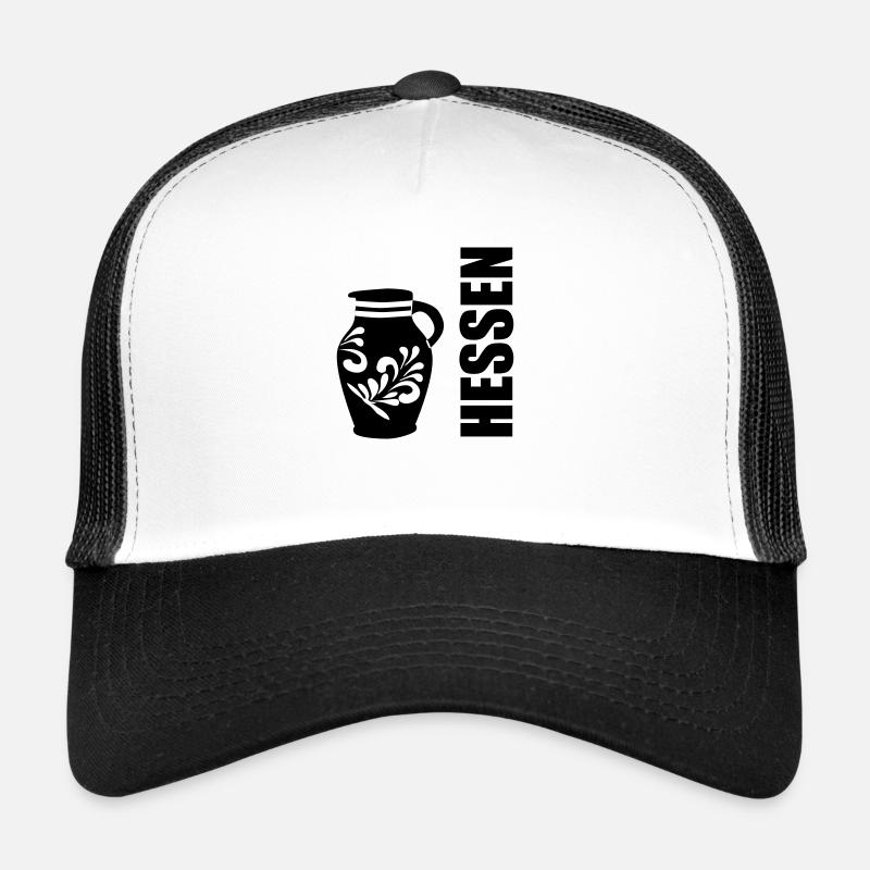 Hesse Bembel #Frankfurt au bord de la mer #EiGude Casquette trucker 