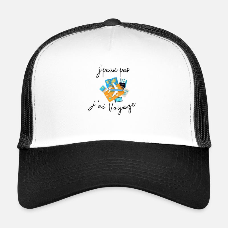 J peux pas j ai Voyage Casquette trucker 