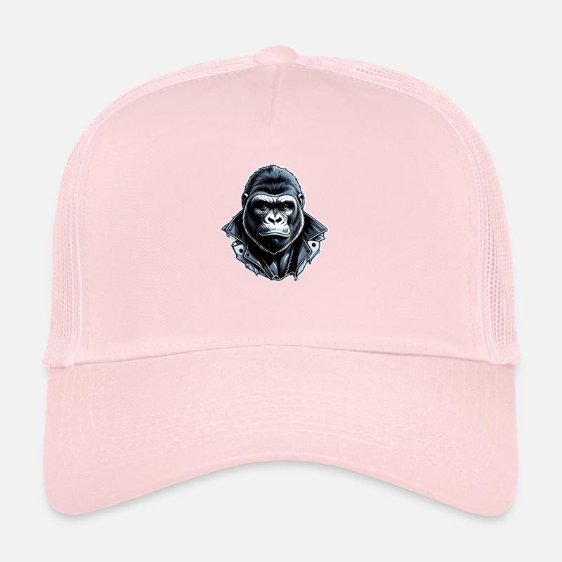 Gorilla with Gold Chain Trucker Cap