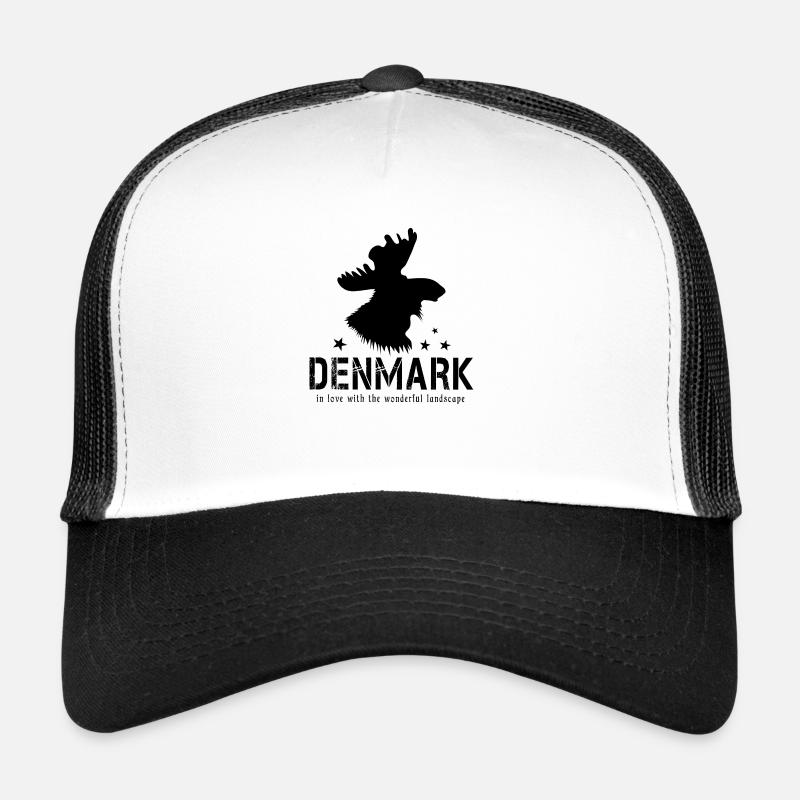 Dänemark Danmark Elch Trucker Cap