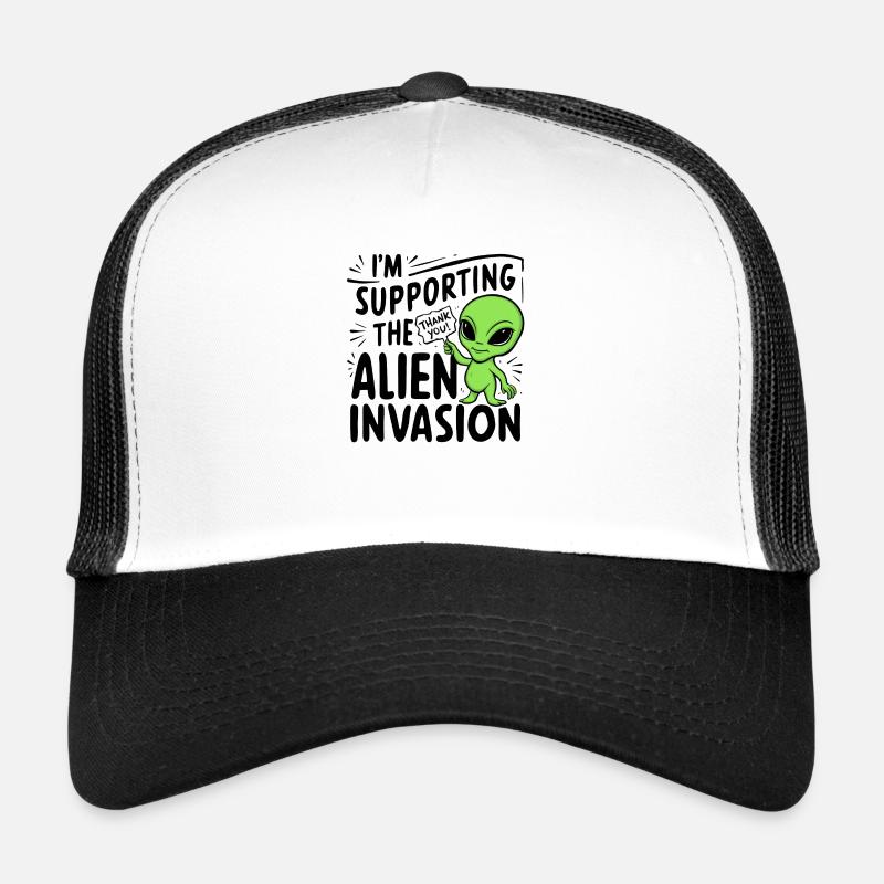 Alien Invasion - Humor Trucker Cap