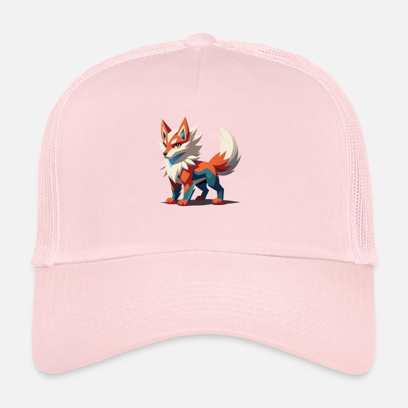 Fierce Fantasy Wolf Trucker Cap