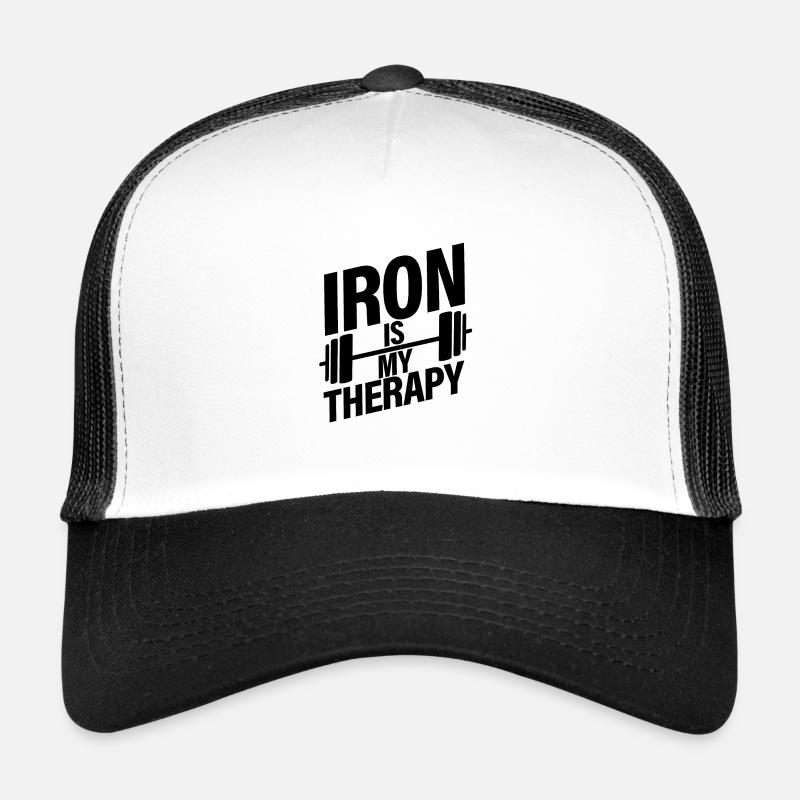 Le fer est ma thérapie Casquette trucker 