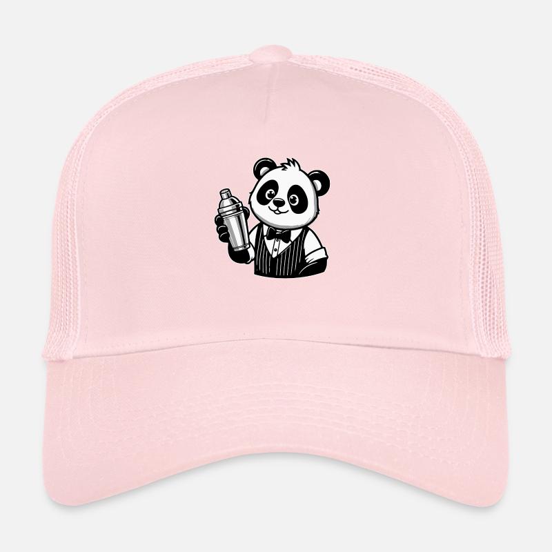 Shaker de barman Panda Casquette trucker 