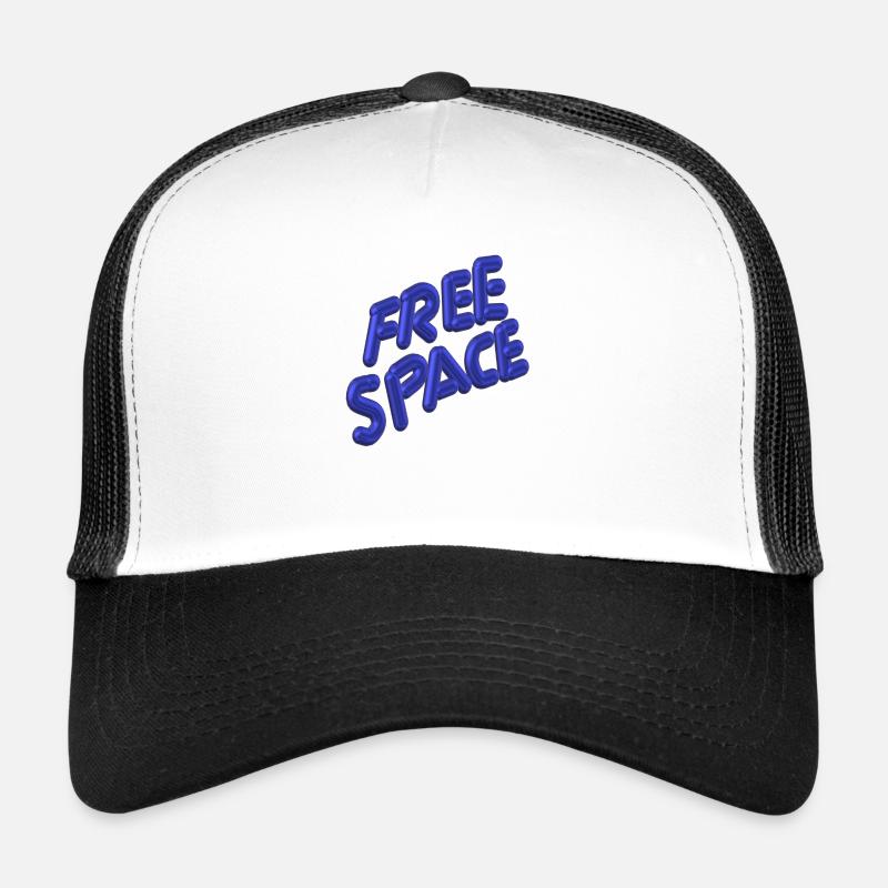 Free Space Blue Trucker Cap