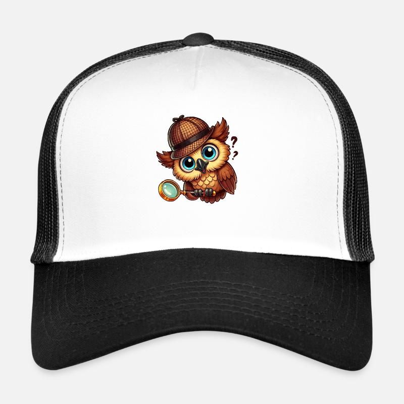 Hibou détective Casquette trucker 