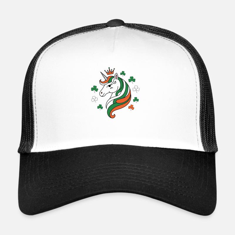 Licorne de la Saint-Patrick Casquette trucker 