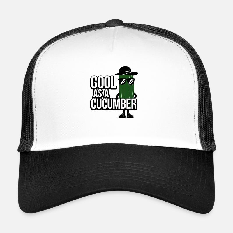 Cool As A Cucumber - Trucker Cap - white/black