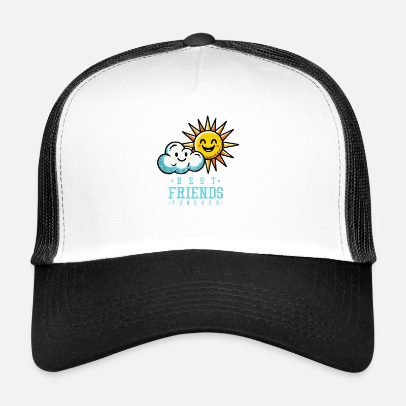 Cloud Sun Best Friends Trucker Cap