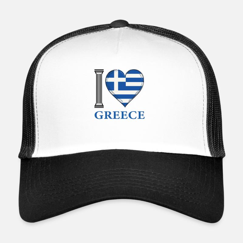 J’adore la Grèce Casquette trucker 