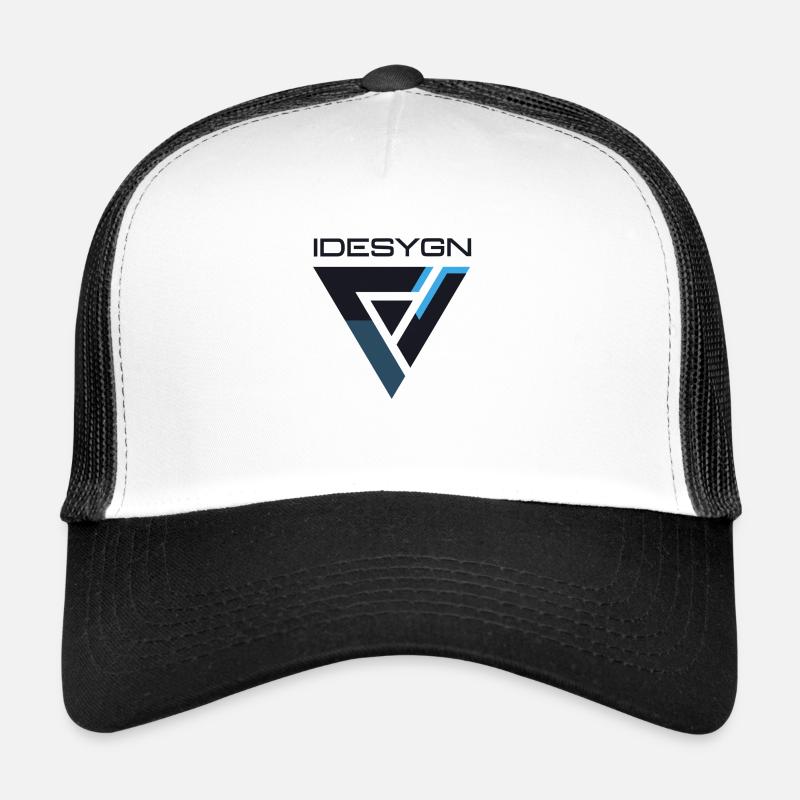Futuristic-iconic-logo Trucker Cap