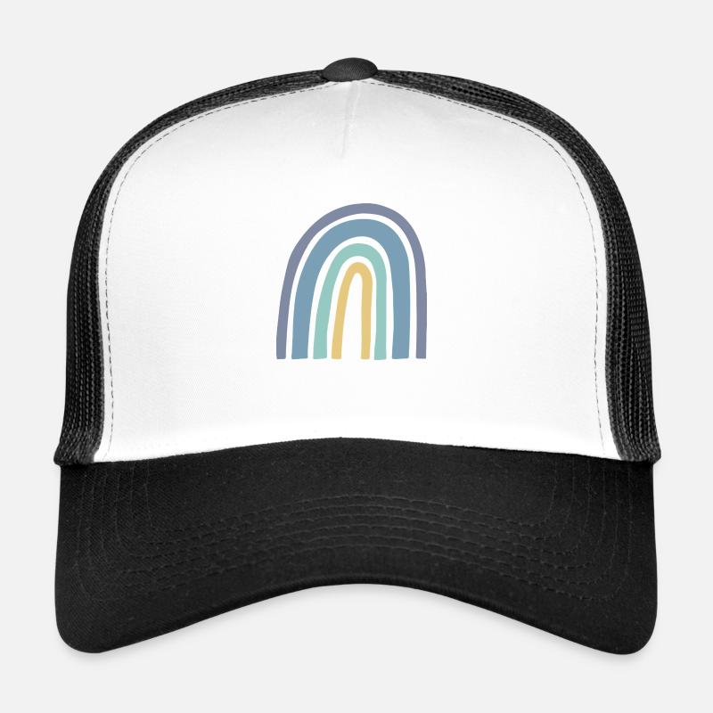Cute Rainbow - Trucker Cap - Weiß/Schwarz