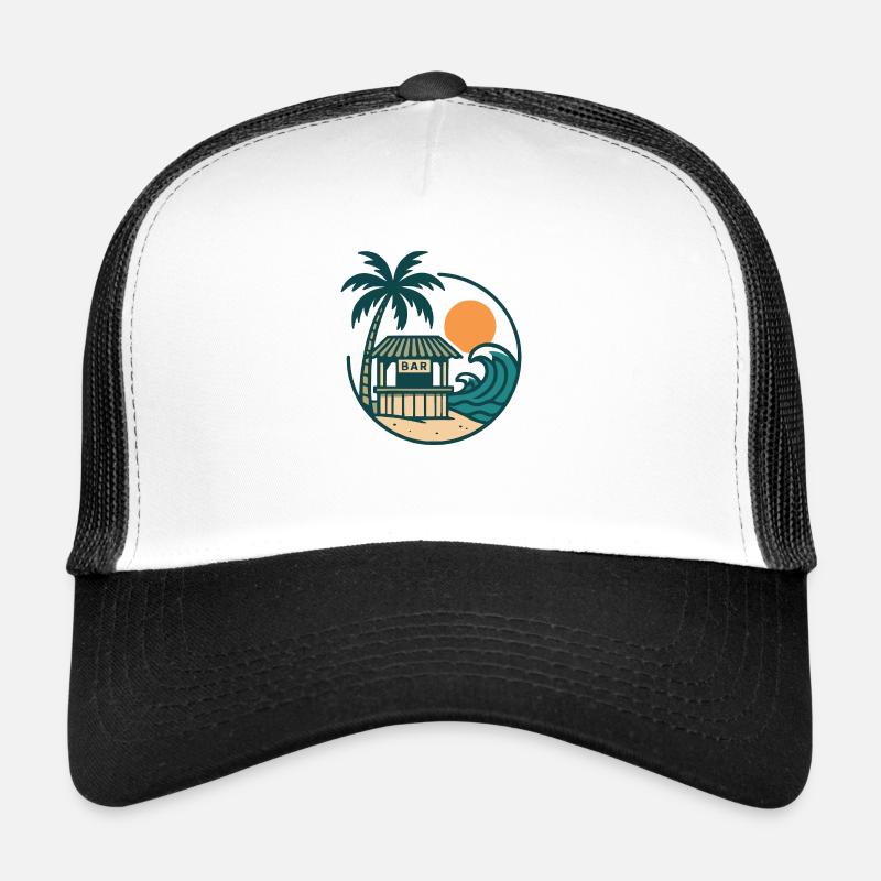 Bar de l’île de plage Casquette trucker 