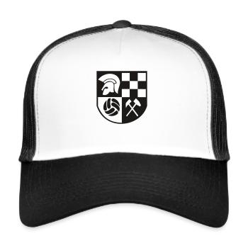 Ska Wappen - Trucker Cap - Weiß/Schwarz - Vorne