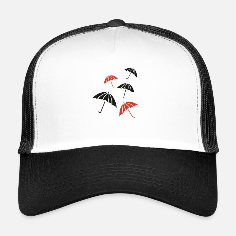 Umbrella rain Trucker Cap