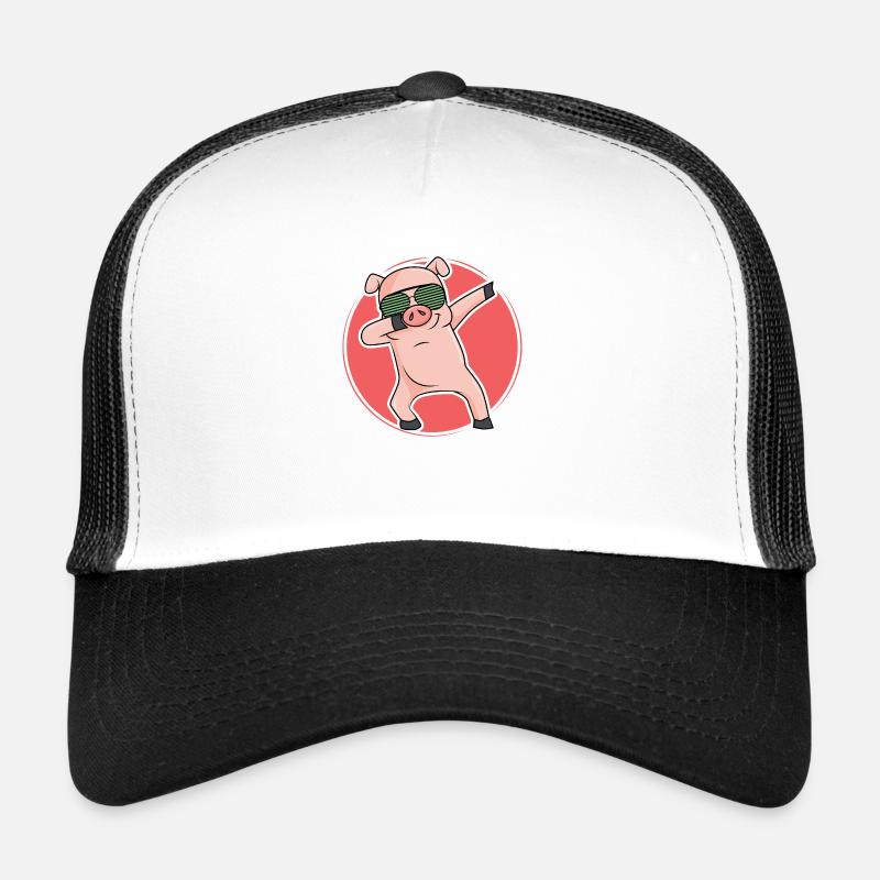 Dabbing Pic Pig dab cool dance move Trucker Cap