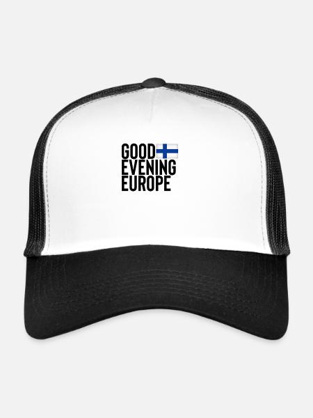 finland - Trucker Cap - white/black - Front