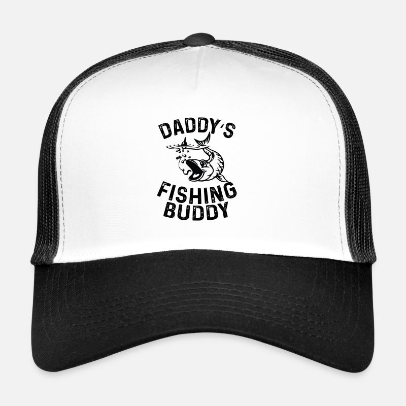Daddy es Fishing Buddy Shirt Trucker Cap