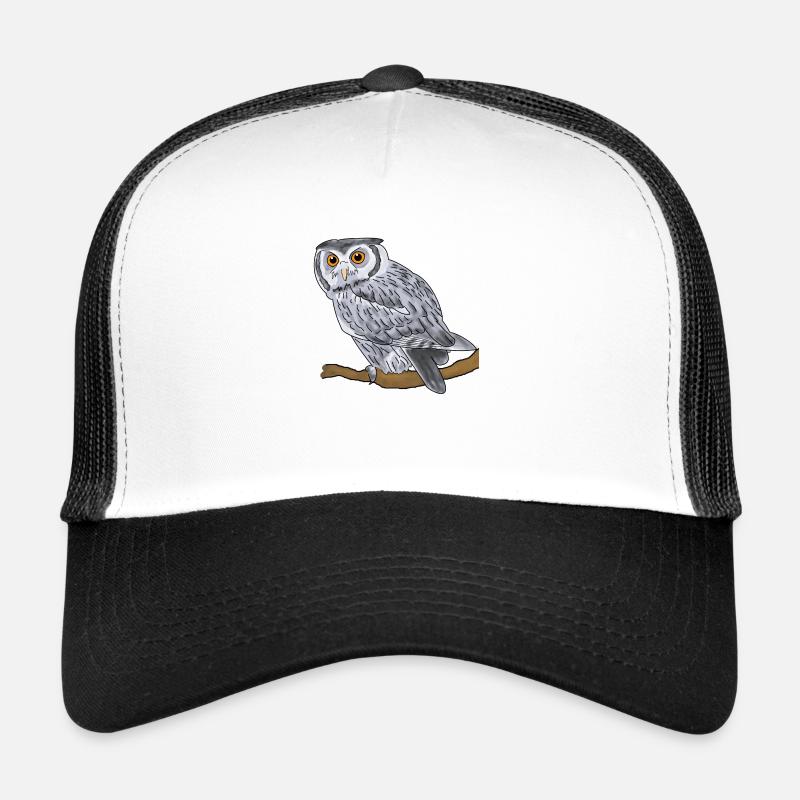 Chouette blanche, chouette Casquette trucker 