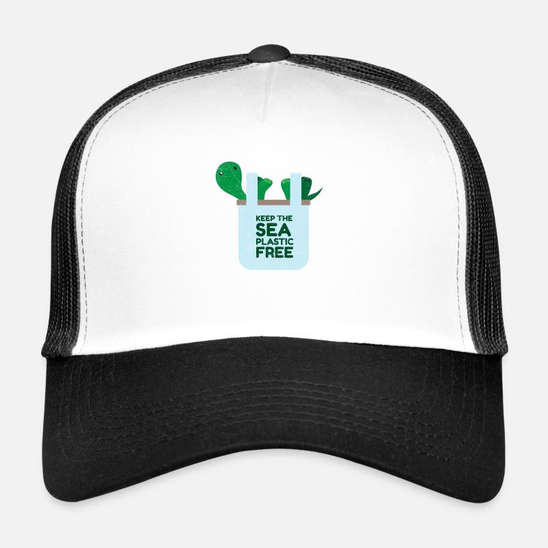 Plastikfrei Keep the Sea Plastic Free Geschenkidee Trucker Cap