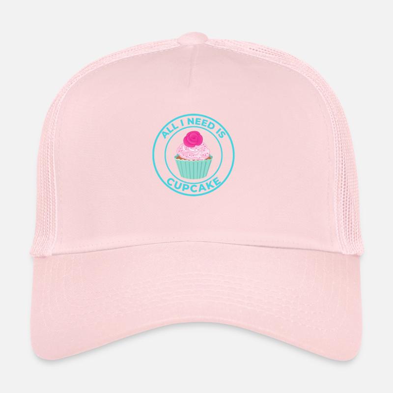 TOUT CE DONT J’AI BESOIN, C’EST DE CUPCAKE Casquette trucker 