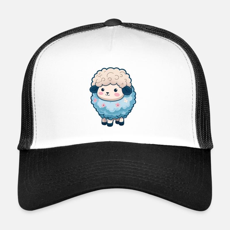 Mouton totalement mignon Casquette trucker 