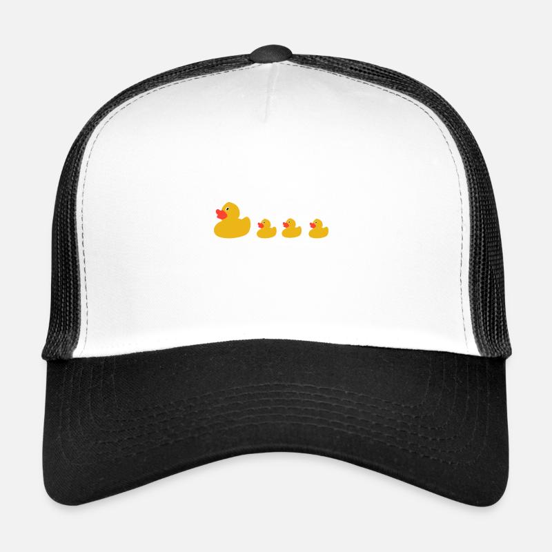 Entchen - Trucker Cap - Weiß/Schwarz