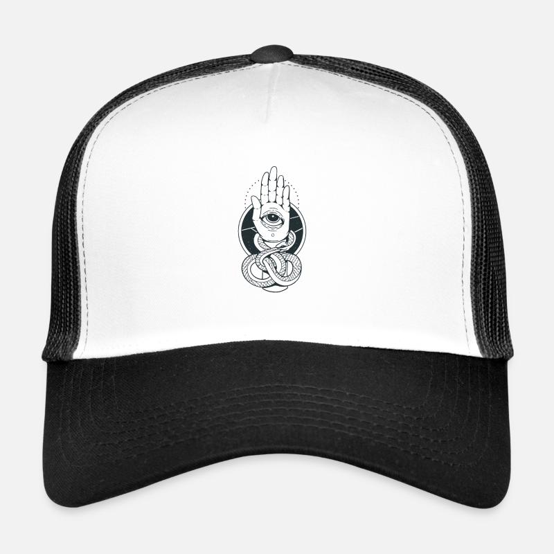 Hand der Fatima Hamsa Chamsa Khamsa arabisch Icon Trucker Cap
