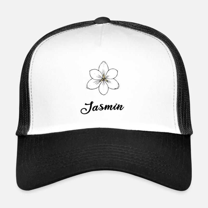 Jasmin - Trucker Cap - Weiß/Schwarz