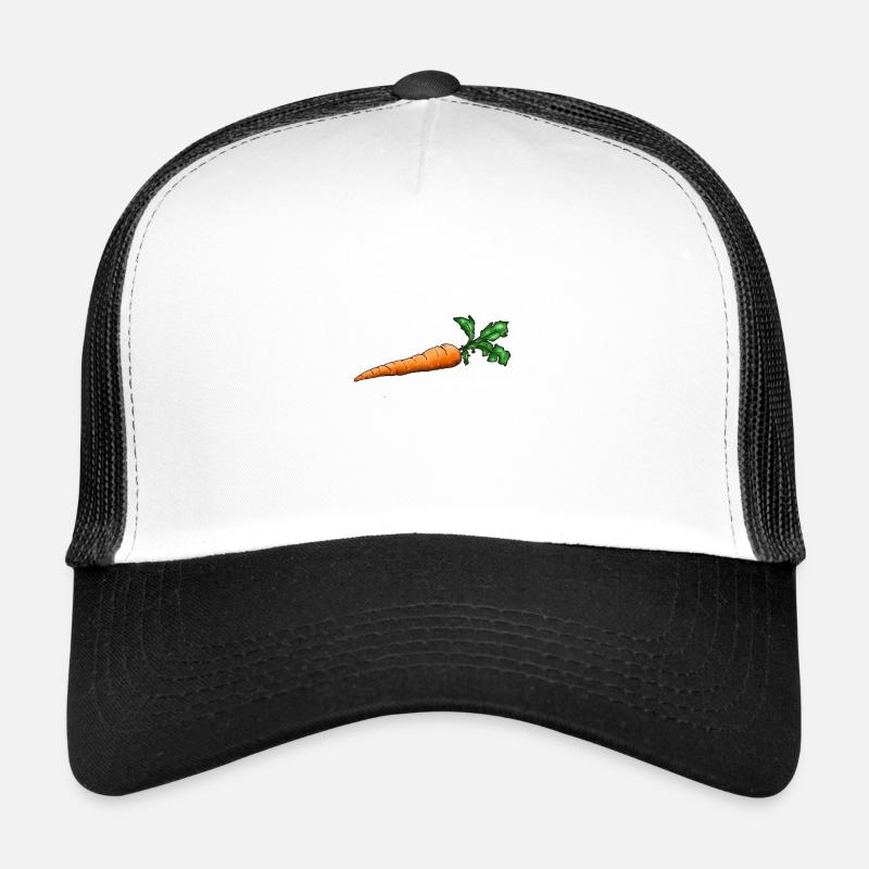 Carrot | vegetables - Trucker Cap - white/black