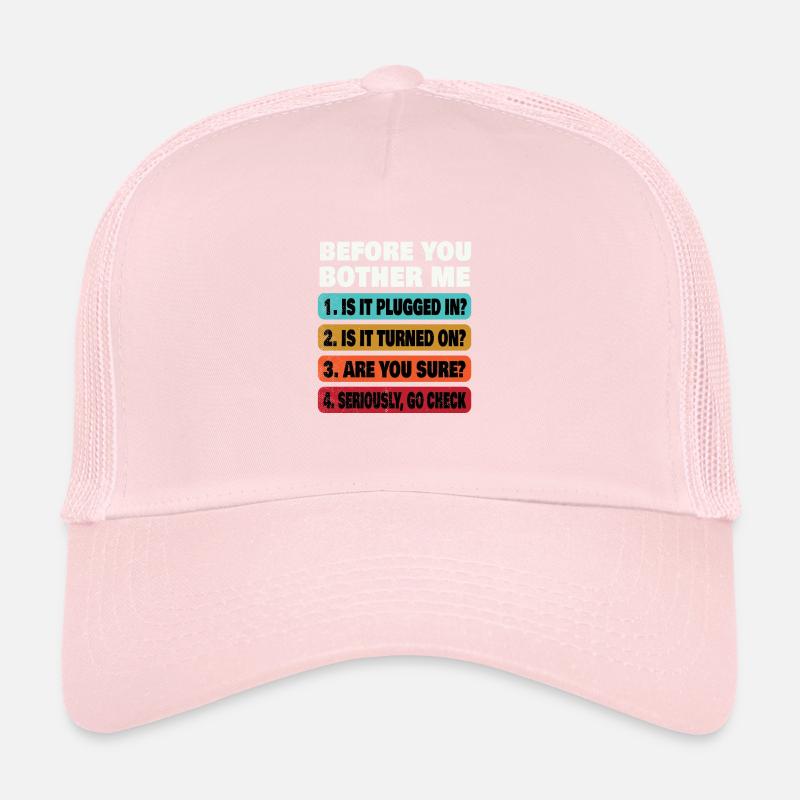 Funny Information Technology Tech | Technical Supp Trucker Cap