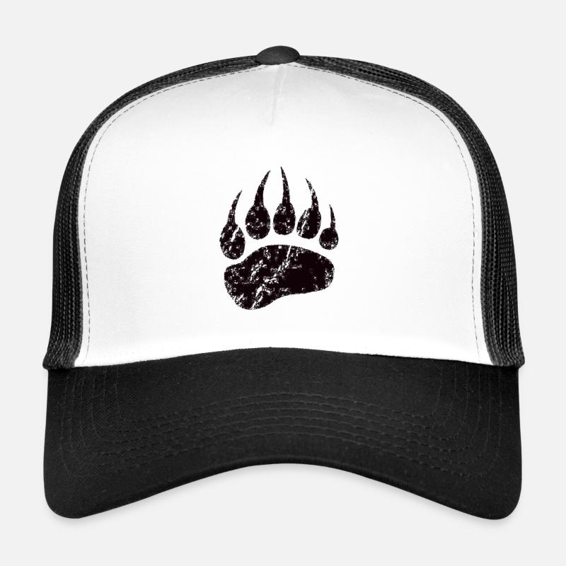 Bearded paw bear claw Trucker Cap