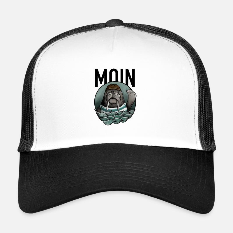 Moin Walross Robbe Norddeutsch Trucker Cap
