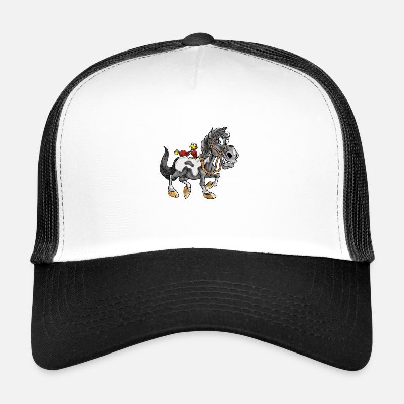 Cadeau d'enfants de bande dessinée de dessin animé mignon cheval poney Casquette trucker 