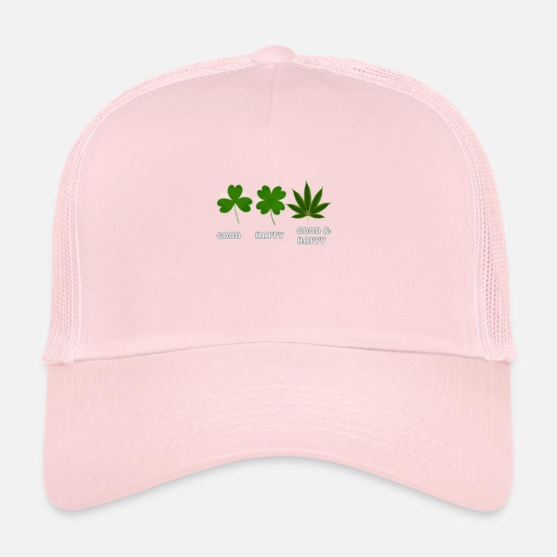 CLOVER HEMP LEAF Trucker Cap