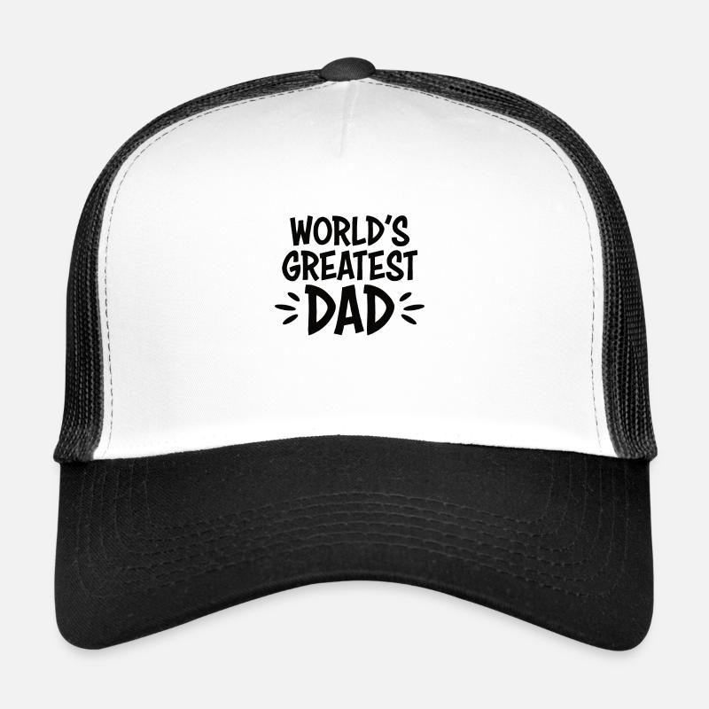 der Beste Vater der Welt - Trucker Cap - Weiß/Schwarz