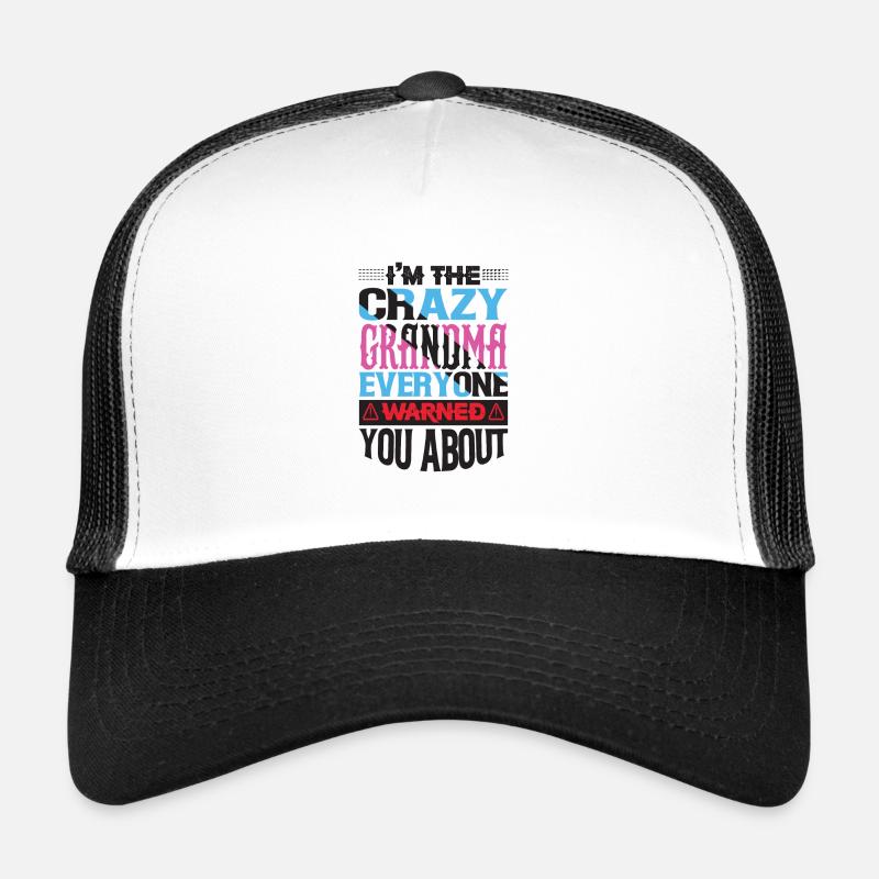 Großelterntag - Coolste Großmutter aller Zeiten - Trucker Cap - Weiß/Schwarz