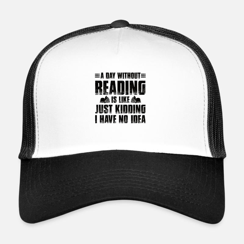 Lecture de livres Casquette trucker 