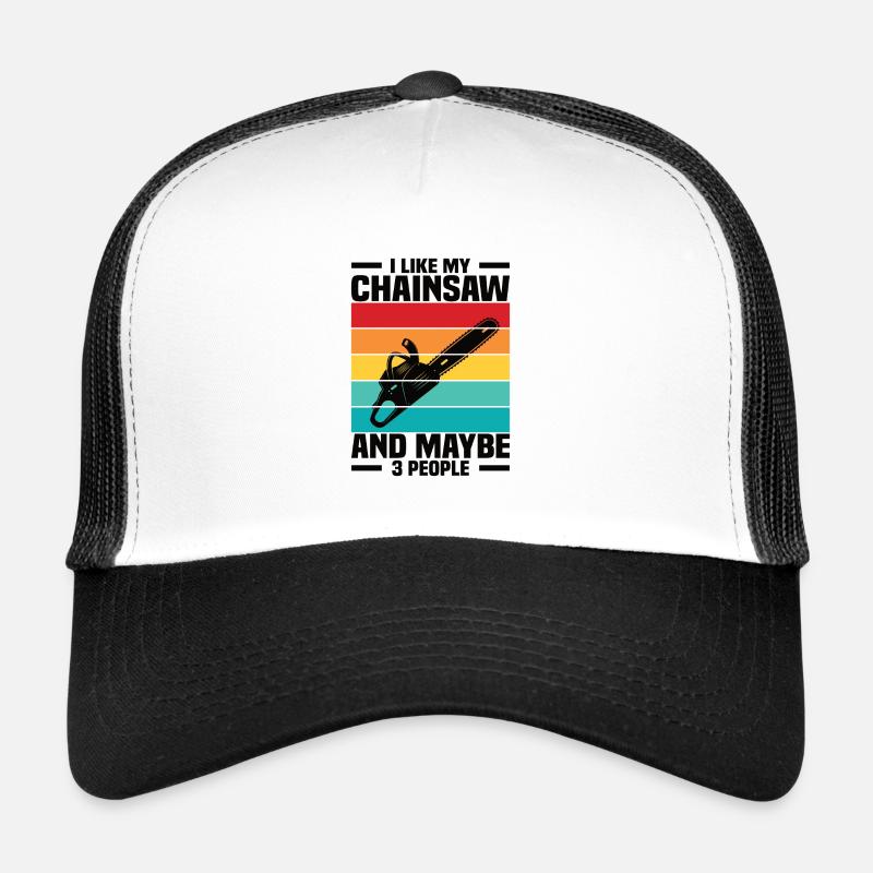Tronçonneuse à bois Bûcheron Menuisier Escalade Casquette trucker 