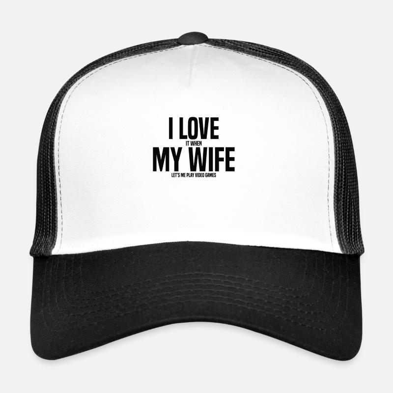 Eherfrau Gaming Video Games Console Partner PC Trucker Cap