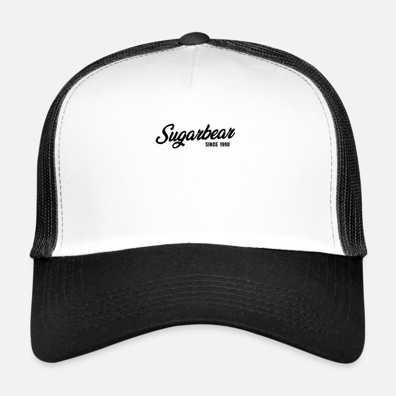 Funny Sugarbear Since 1990 Trucker Cap
