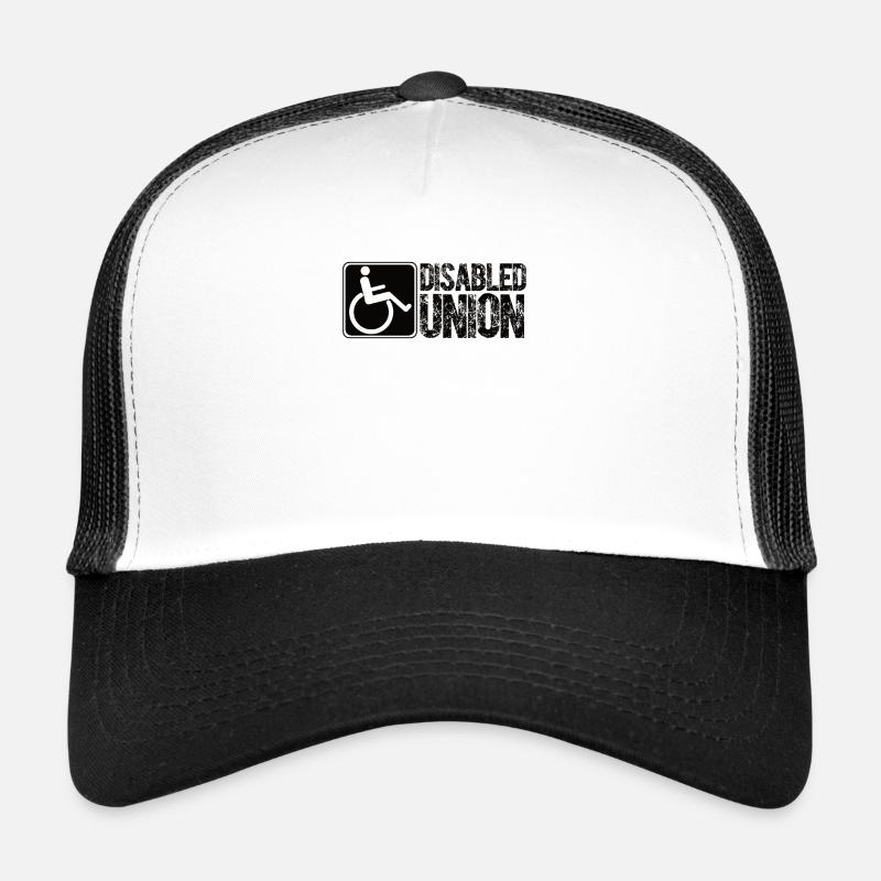 Handicap Behinderung Rollstuhl Paraplegie Stark Trucker Cap