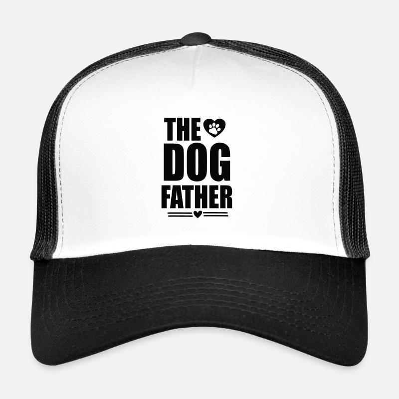 Hundebesitzer Hund Hundehalter Hundefreunde Gassi - Trucker Cap - Weiß/Schwarz