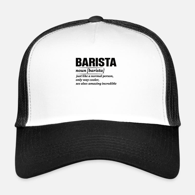 Proud Barista Profession Coffee Catering Espresso Trucker Cap